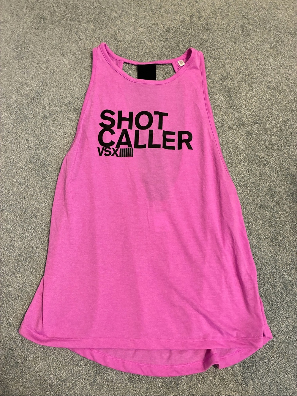 VSX Hot Pink 'Shot Caller' Racerback Tank